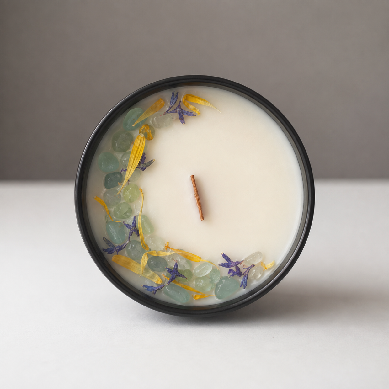 Stone Candle – Aquamarine