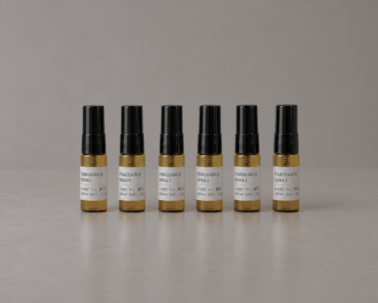 香りお試し用 – Mini Fragrance Spray 6 Set