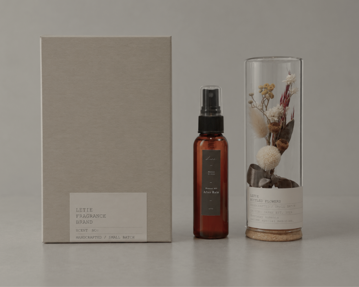 Set| Bottle flower & Fragrance Spray No.2